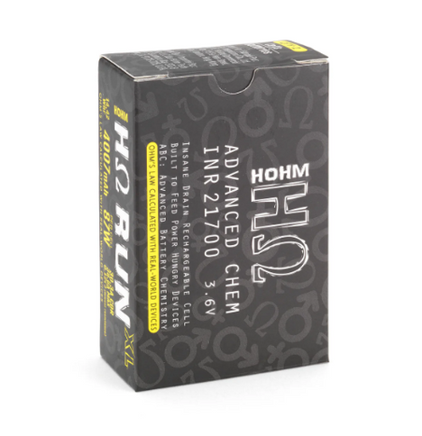 21700 Hohm Run Battery 4000mah