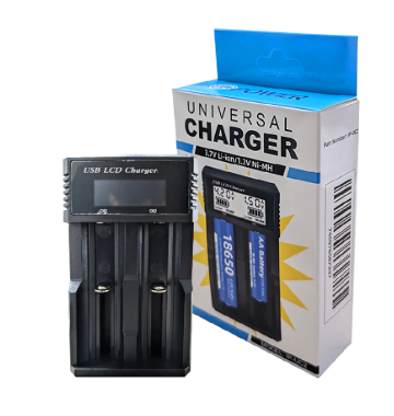 2 port 18650 battery charger