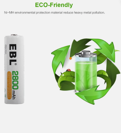 AA Rechargeable Batteries Eco