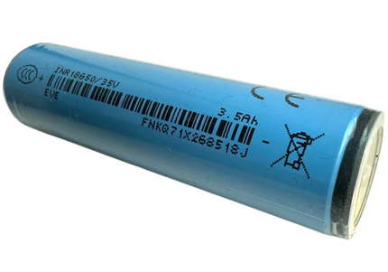 EVE 18650 3500mAh BUTTON TOP with PROTECTION-Side