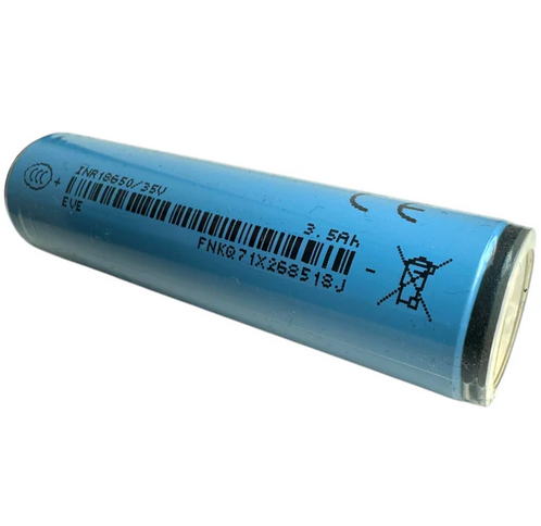 EVE 18650 3500mAh BUTTON TOP with PROTECTION-Side