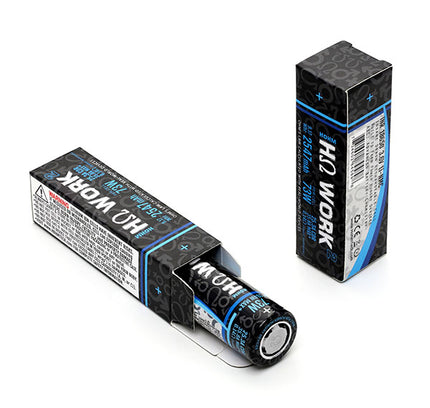 18650 3.6v Battery Flat Top 2547mAh 25.3A Battery Hohm Work