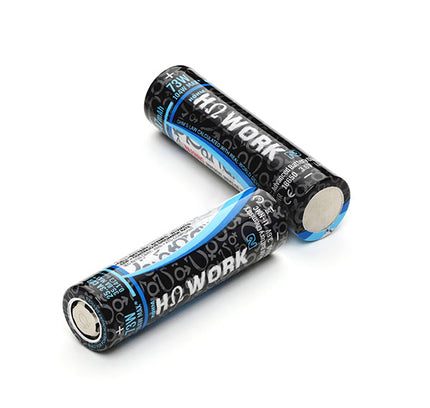 18650 3.6v Battery Flat Top 2547mAh 25.3A Battery Hohm Work