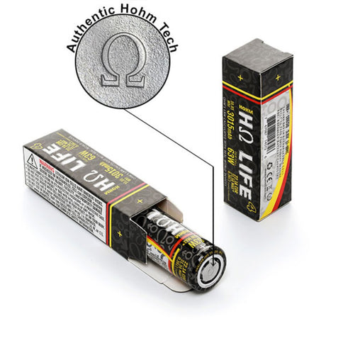 Hohm Bundle 4-Slot Charger with 4x Hohm Life Batteries Certified