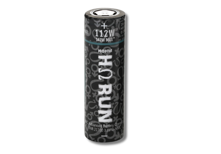 Hohm RUN 21700 Battery – 3023mAh 3.6V Li-NMC Rechargeable Cell (39.1A CDR, Flat Top)