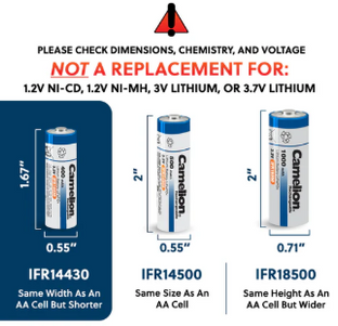 IFR14430 14430 liion replacement