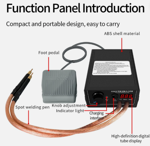  Mini Spot Welder Machine DIY Kit 18650 1 functional
