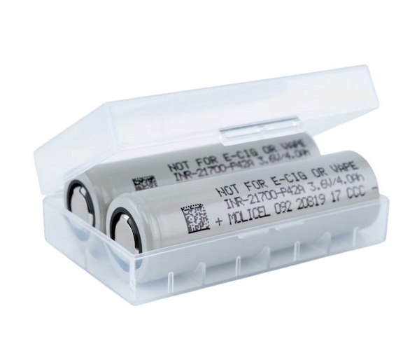 Molicel 21700 p42a 2 cells