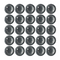 Positive Tip Caps For 18650 Batteries (9.5mm x 2mm x 0.3mm)
