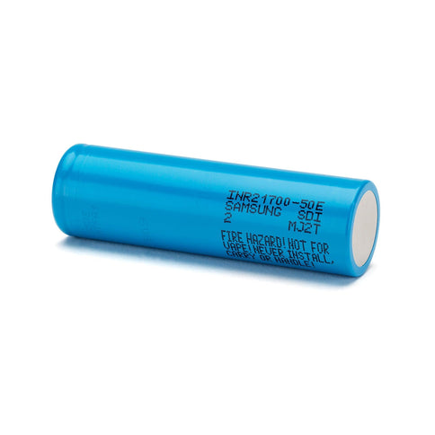 Samsung INR21700-50E 5000mAh Lithium-Ion Battery Cell – 10A – Bulk