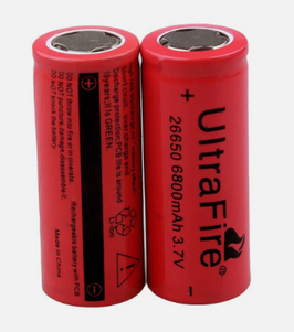 UltraFire 26650 2 Cells Side by Side